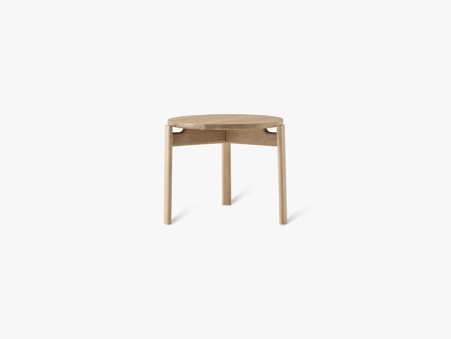 Passage Lounge Table, Ø50, Natural Oak
