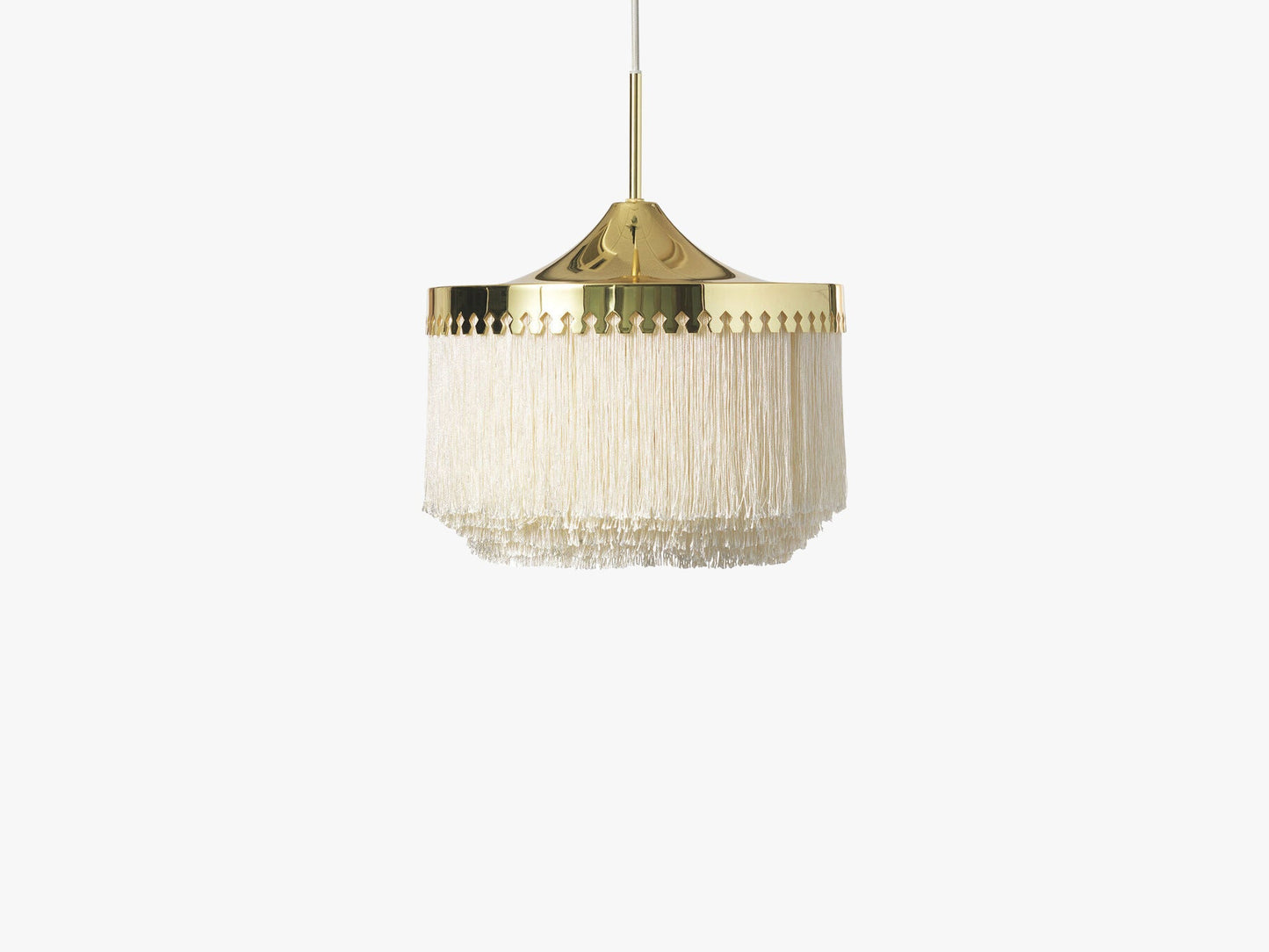 Fringe Pendant Ø30, Cream white