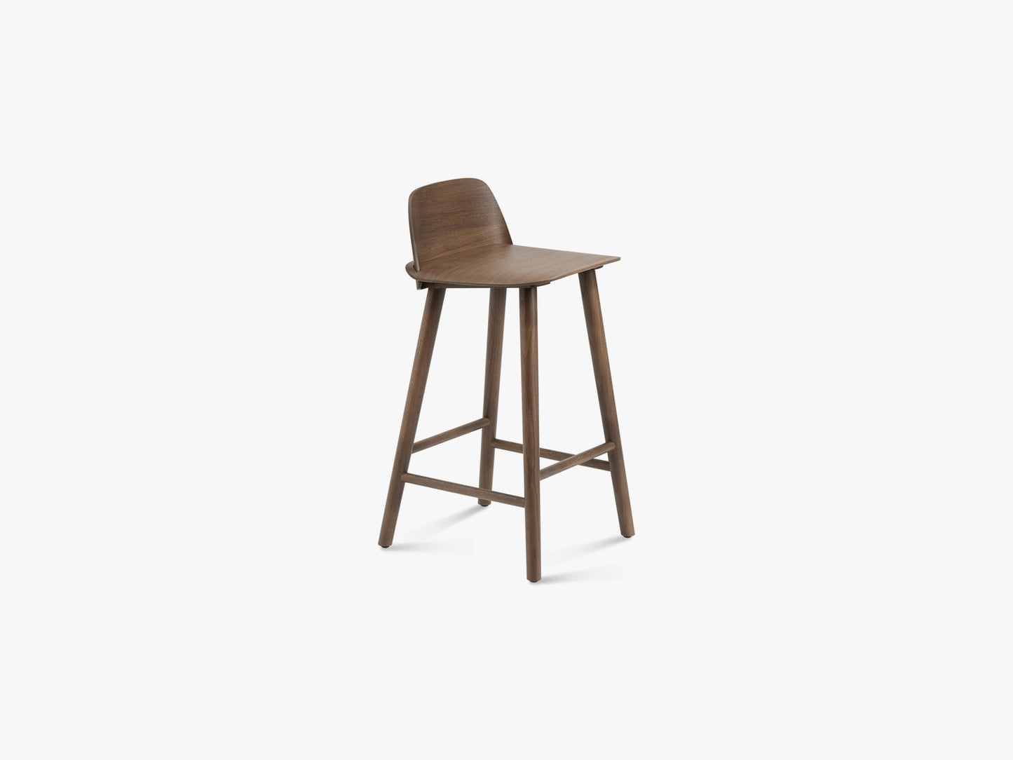 Nerd Counter Stool, Dark Brown