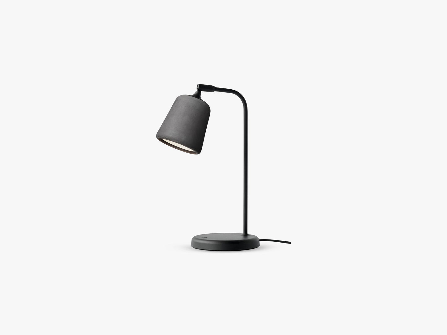 Material Table Lamp, Dark Grey Concrete