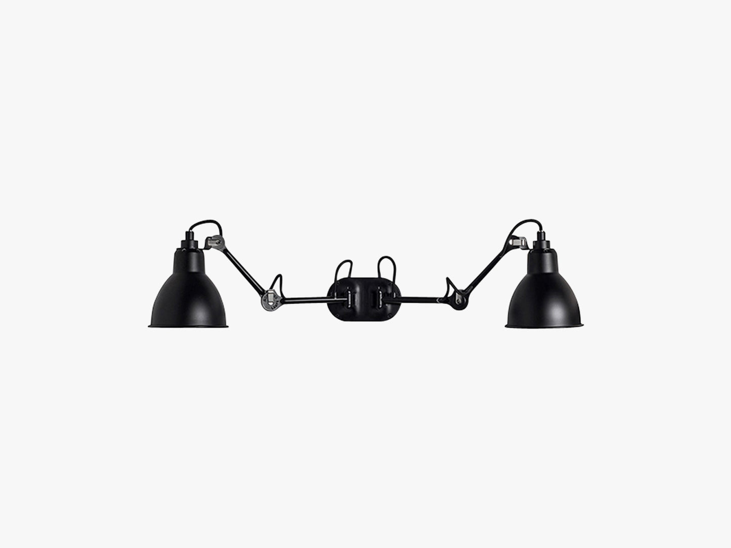 Lampe Gras N204 Double, Mat Sort