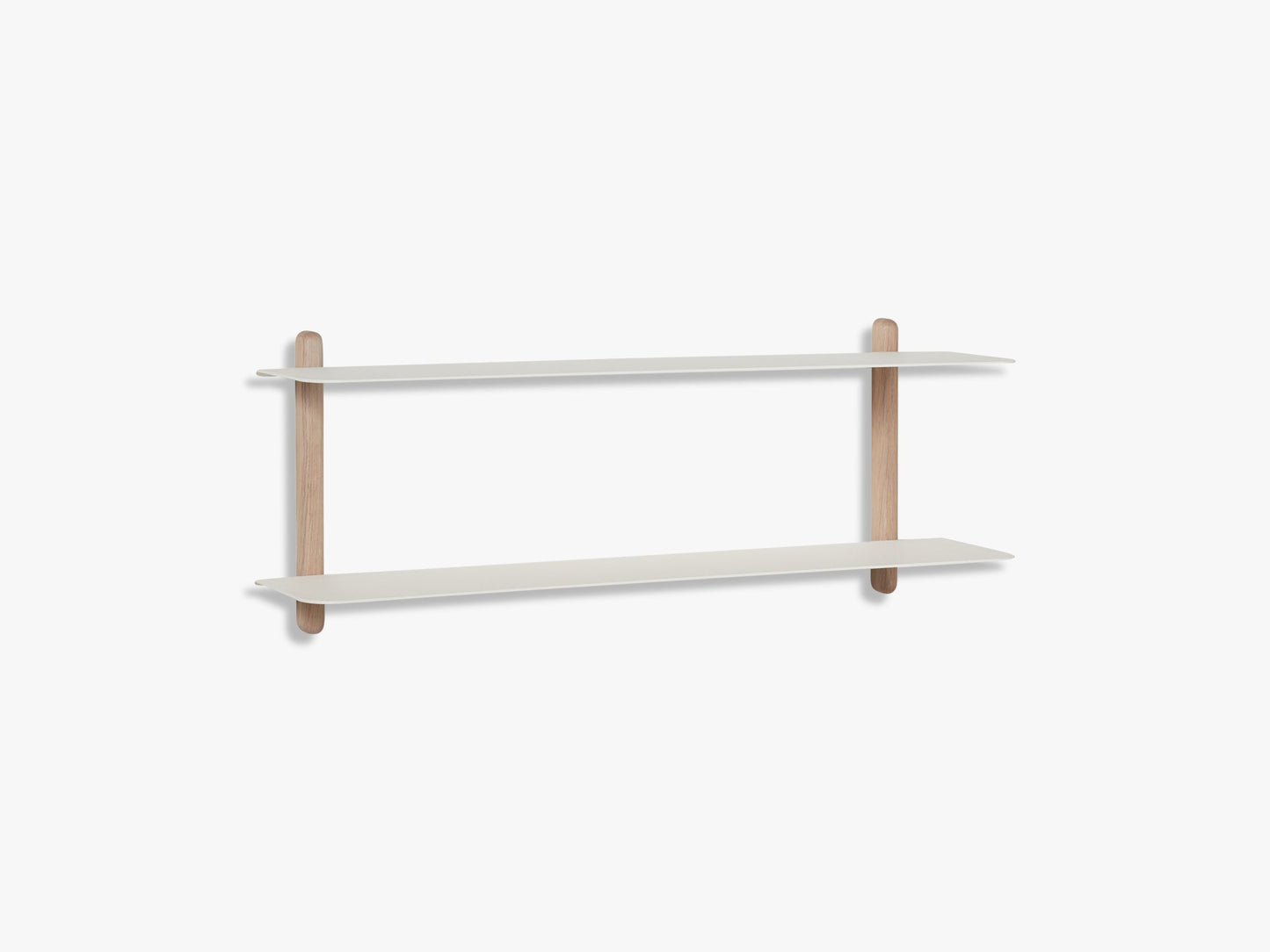 Nivo hylde F, Lys eg/hvid