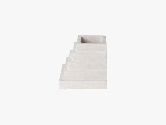 Sandstone Desk Organizer - Small, Light Grey