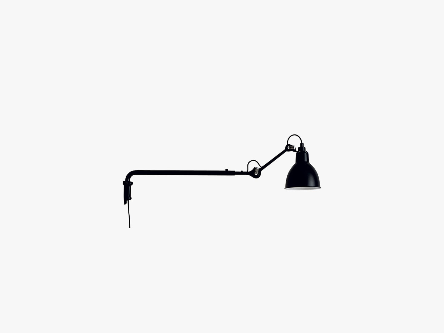 Lampe Gras N203, Mat Sort