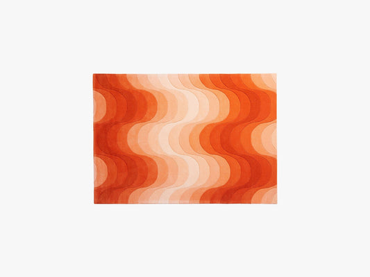 Wave Rug, Orange