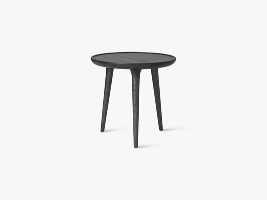 Accent Side Table, Black Stained Oak Small