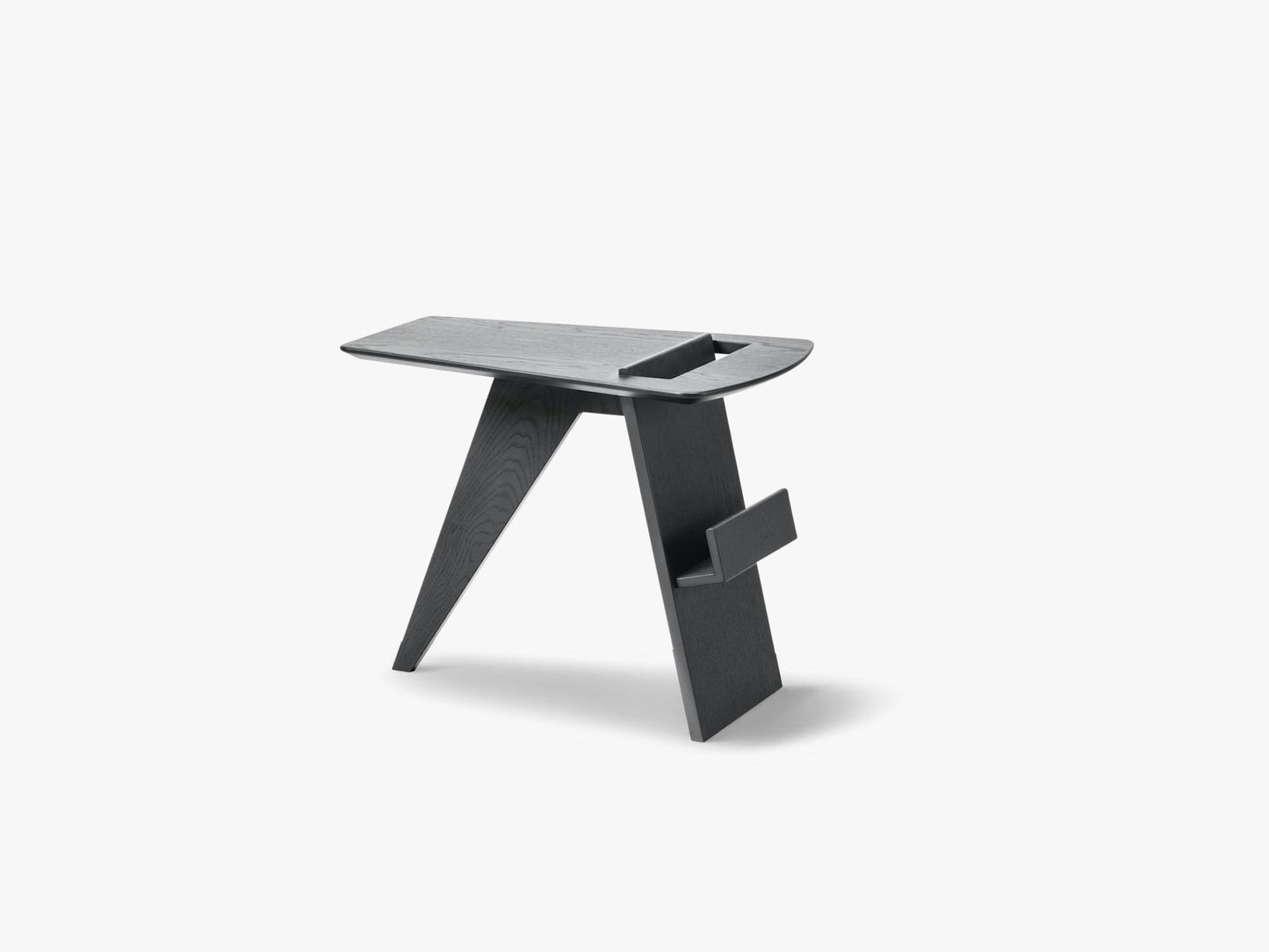 Magazine table, Black Lacquered