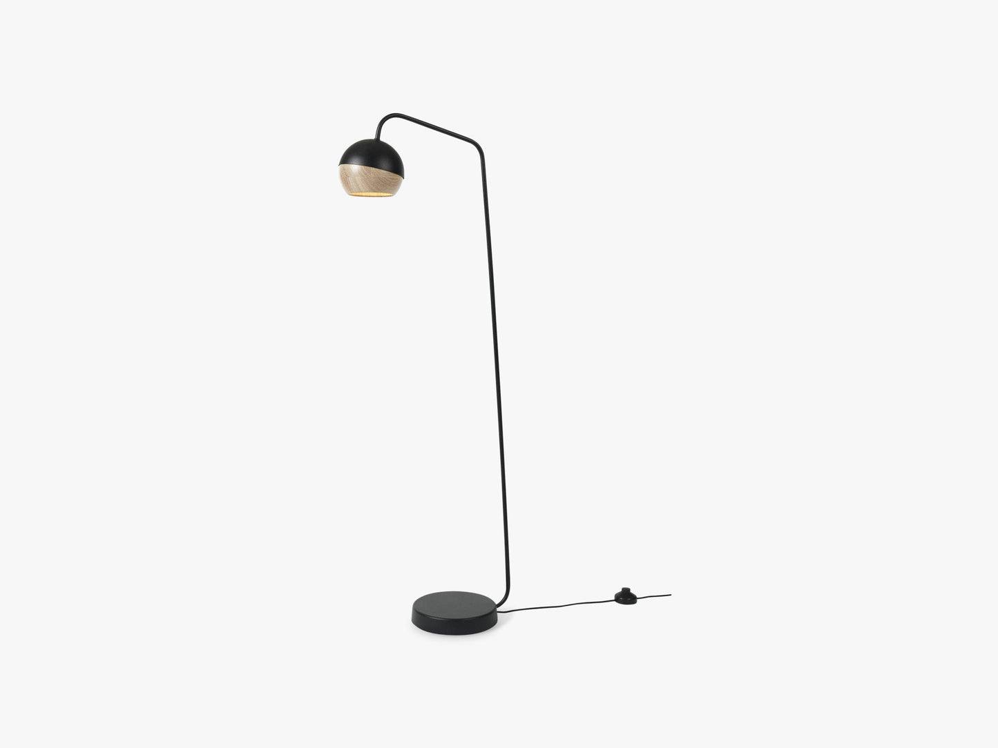Ray Floor Lamp, Black incl bulb