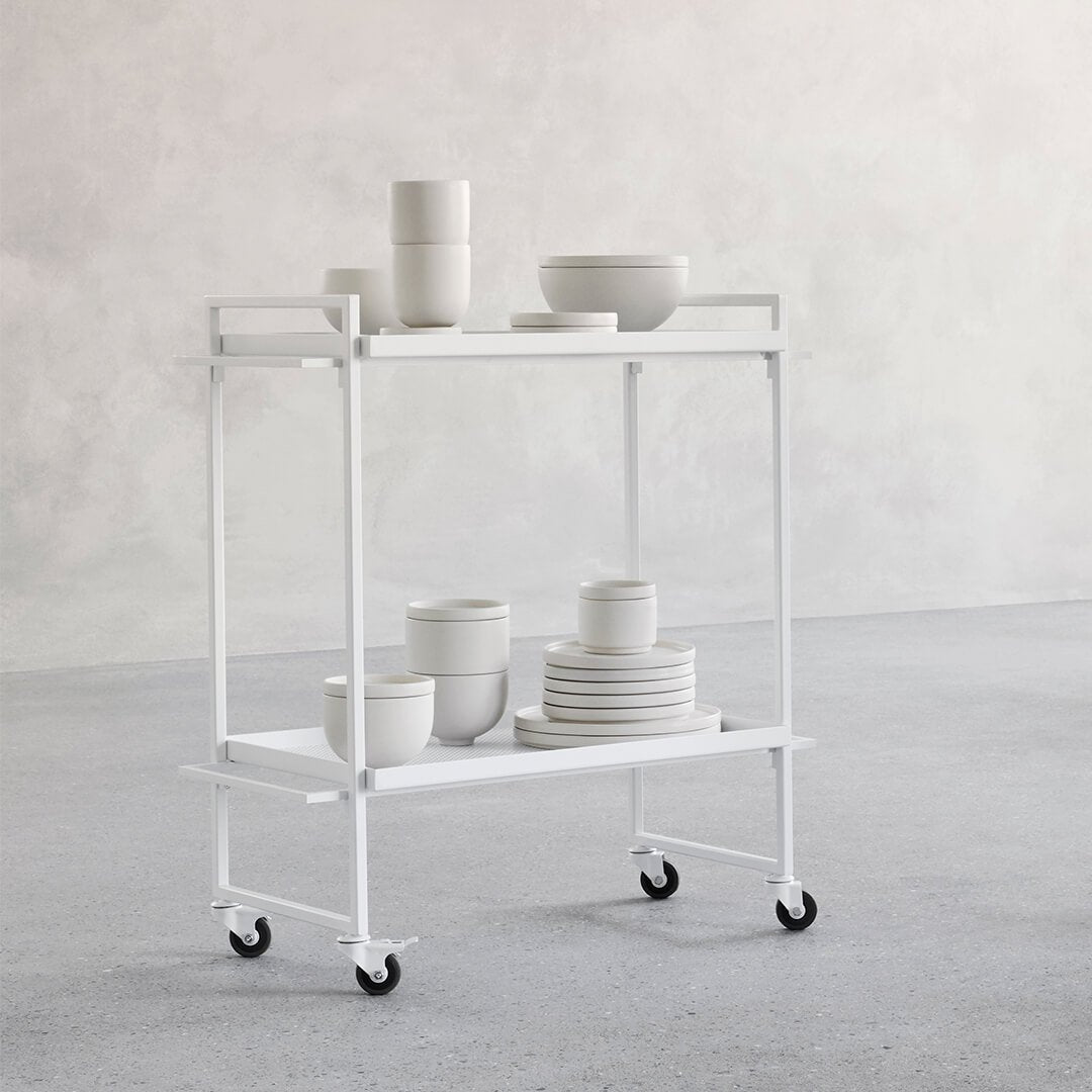 Bauhaus Trolley, White