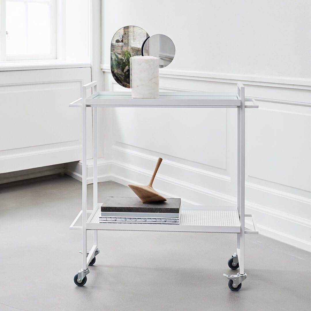 Bauhaus Trolley, White