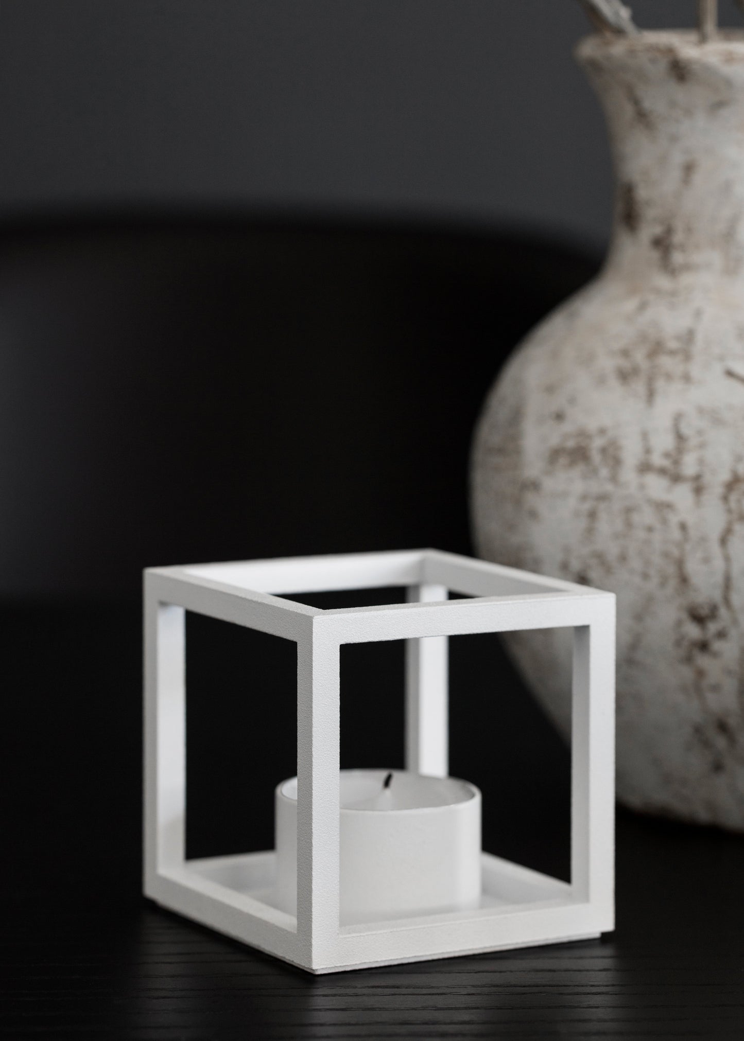 Kubus Tealight, black