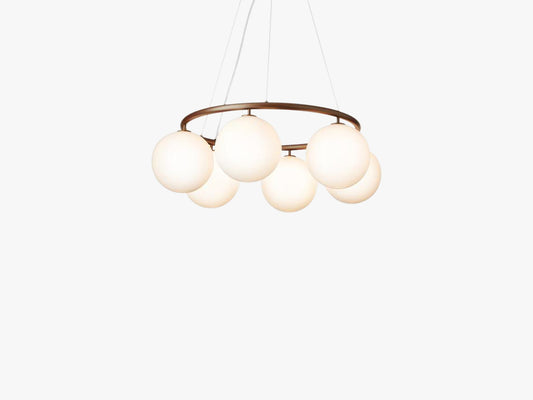 Miira 6 Circular, Dark bronze/opal white