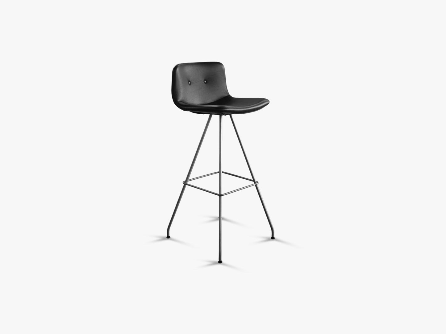 Primum Bar Stool High, rustfri ben, Zenso black