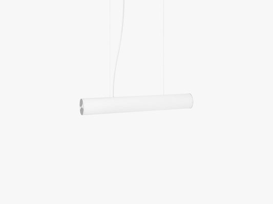 Vuelta Pendant 60, White/Stainless Steel