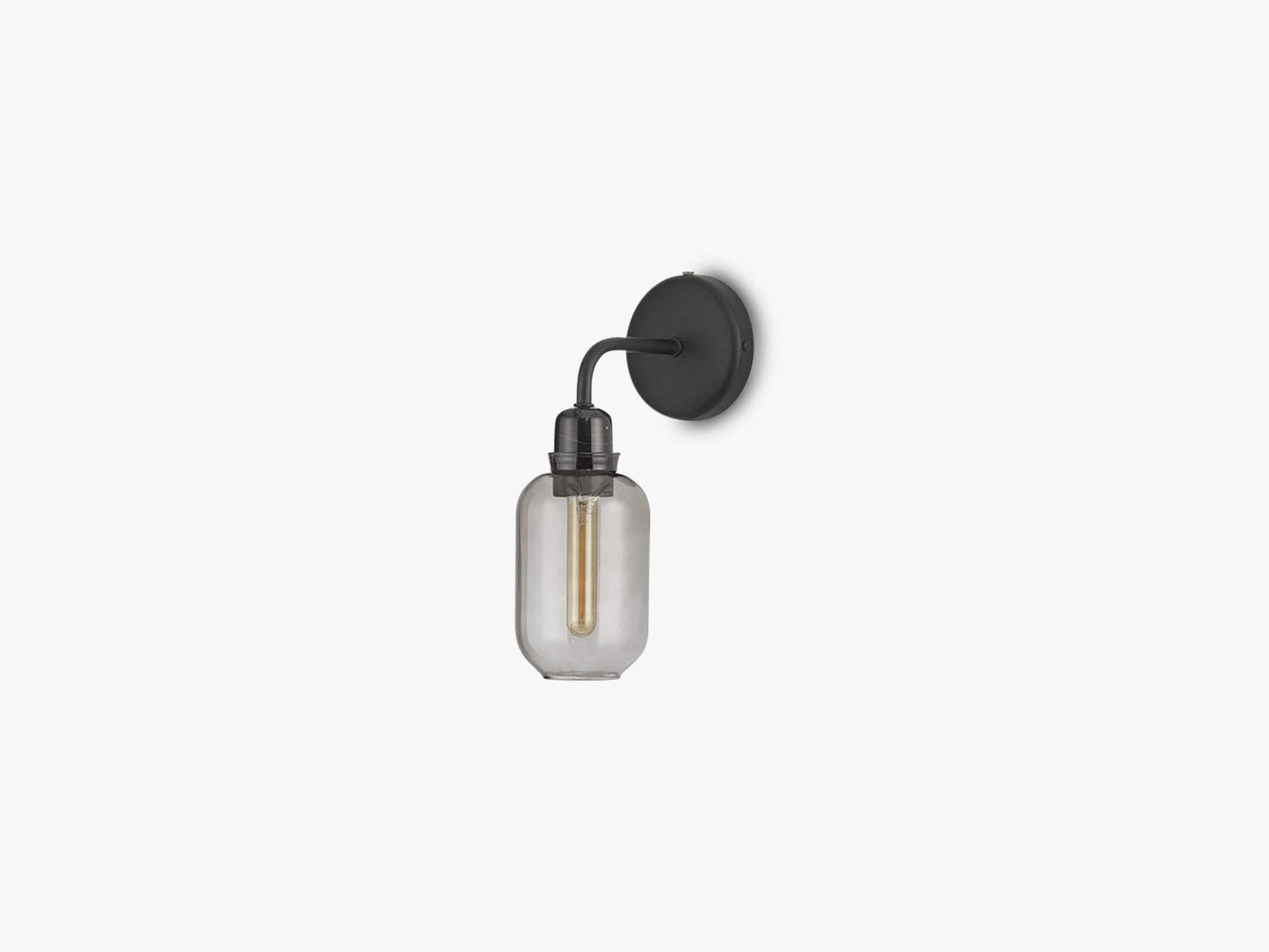 Amp Wall Lamp, Smoke/Black