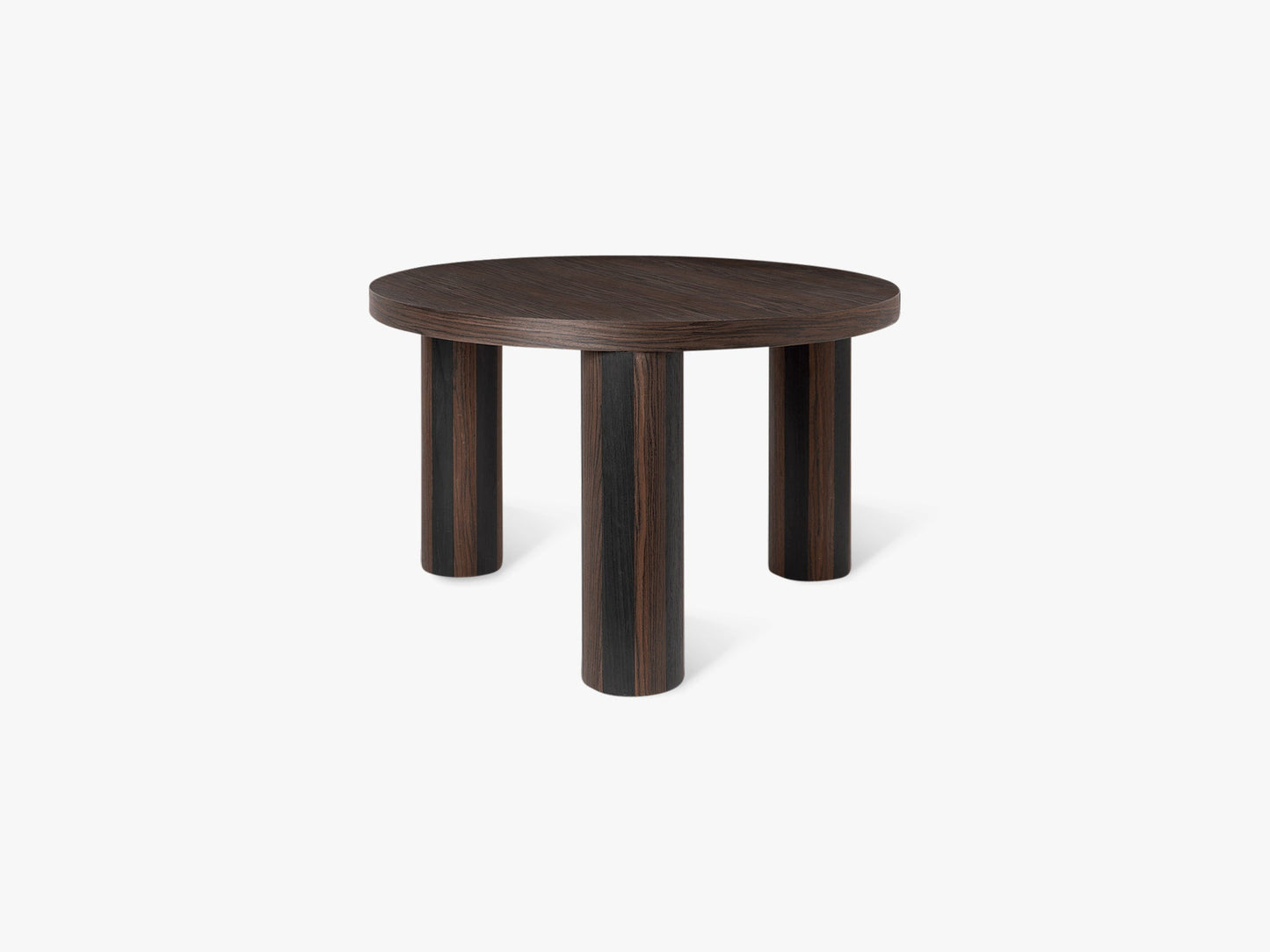 Post Coffee Table S, Smoked Oak Lines