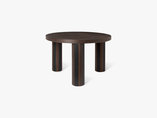 Post Coffee Table S, Smoked Oak Lines