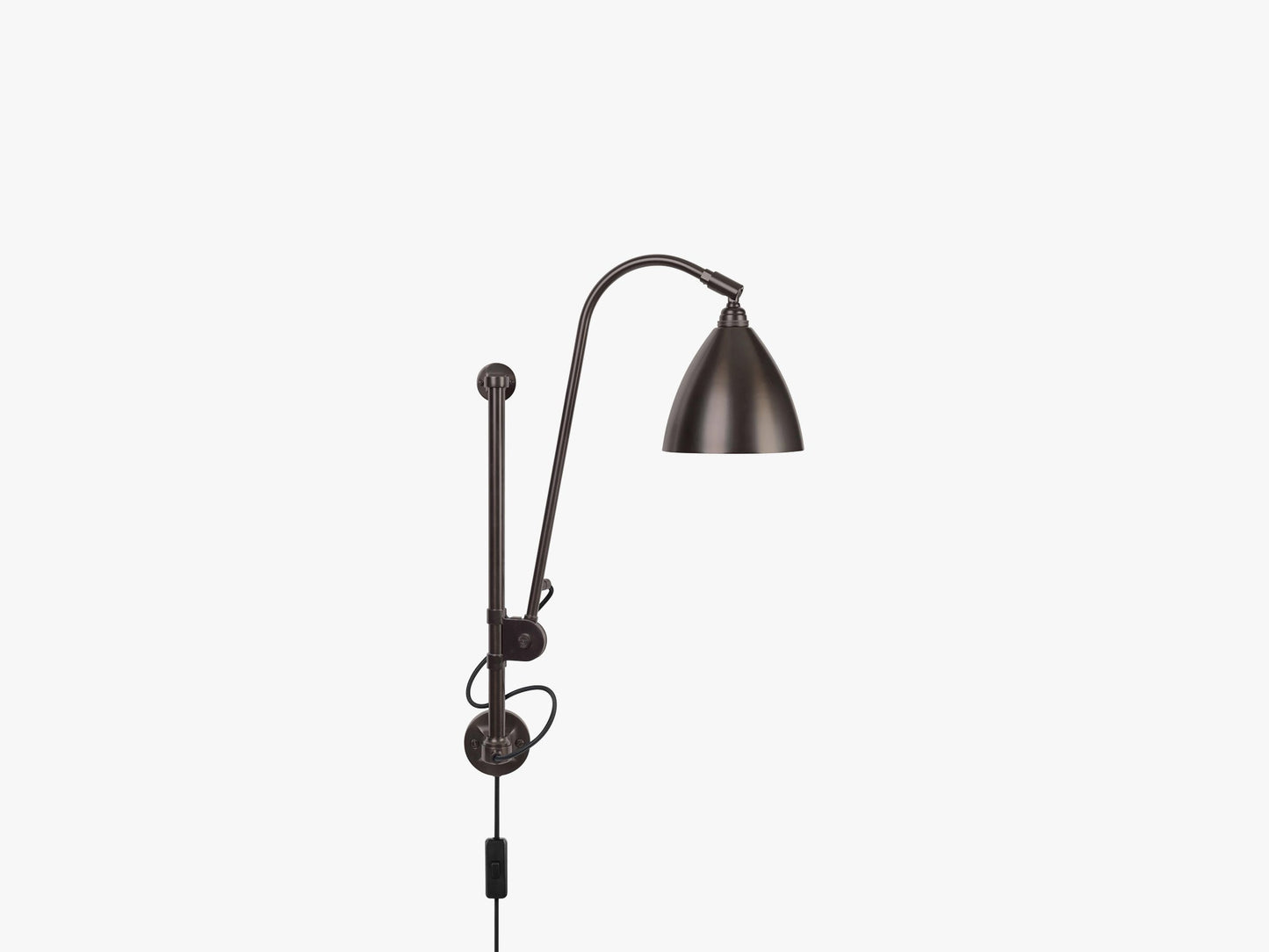 BL5 Wall Lamp - Ø16 Black Brass, Black Brass