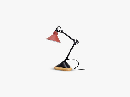 Lampe Gras N207, Mat Sort/Mat Rød