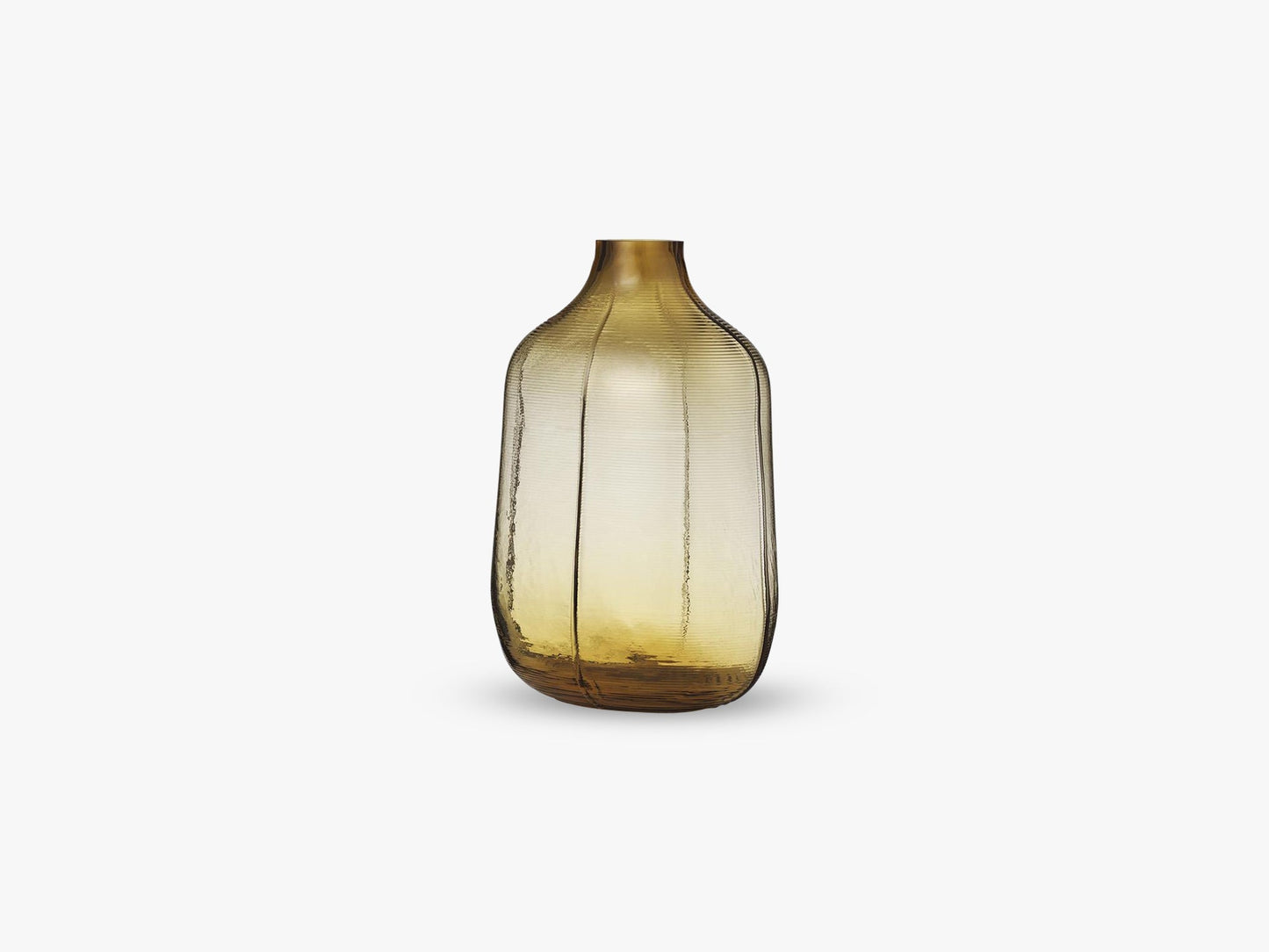 Step Vase H31 cm, Brown