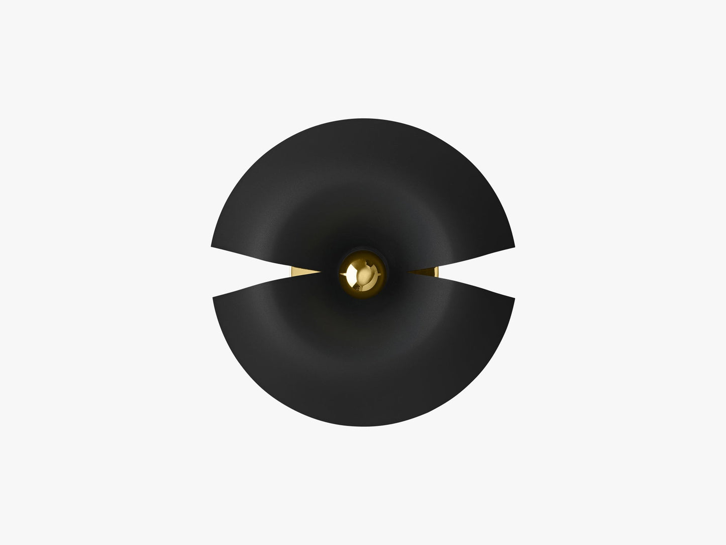 CYCNUS Wall Lamp, Ø30, Black/Gold