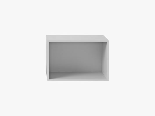 Stacked Storage System - Large w backboard, Light Grey