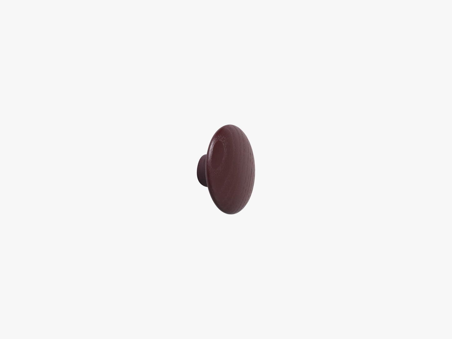 The Dots Coat Hooks / X-Small, Burgundy