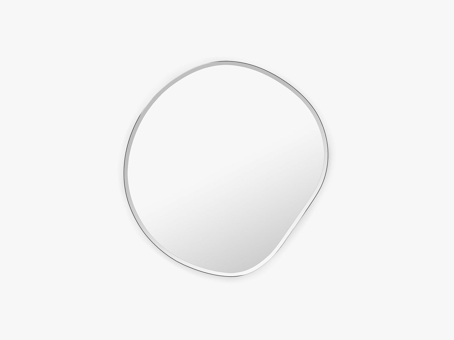 Pond Mirror - XL, Dark chrome