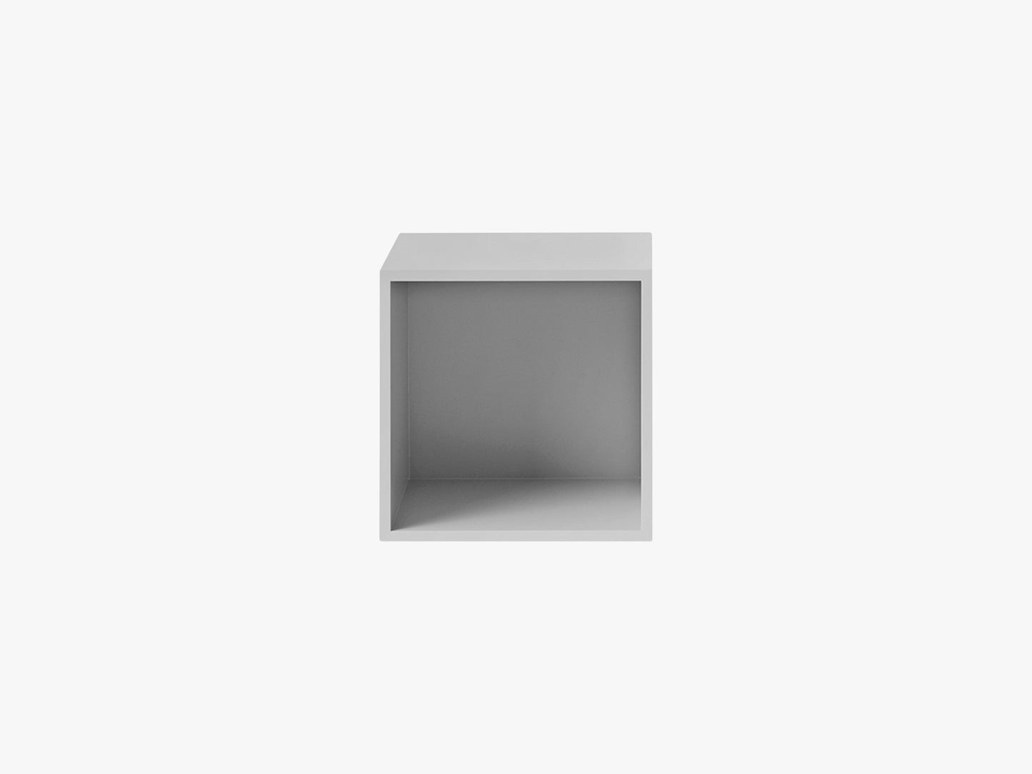 Stacked Storage System - Medium w backboard, Light Grey