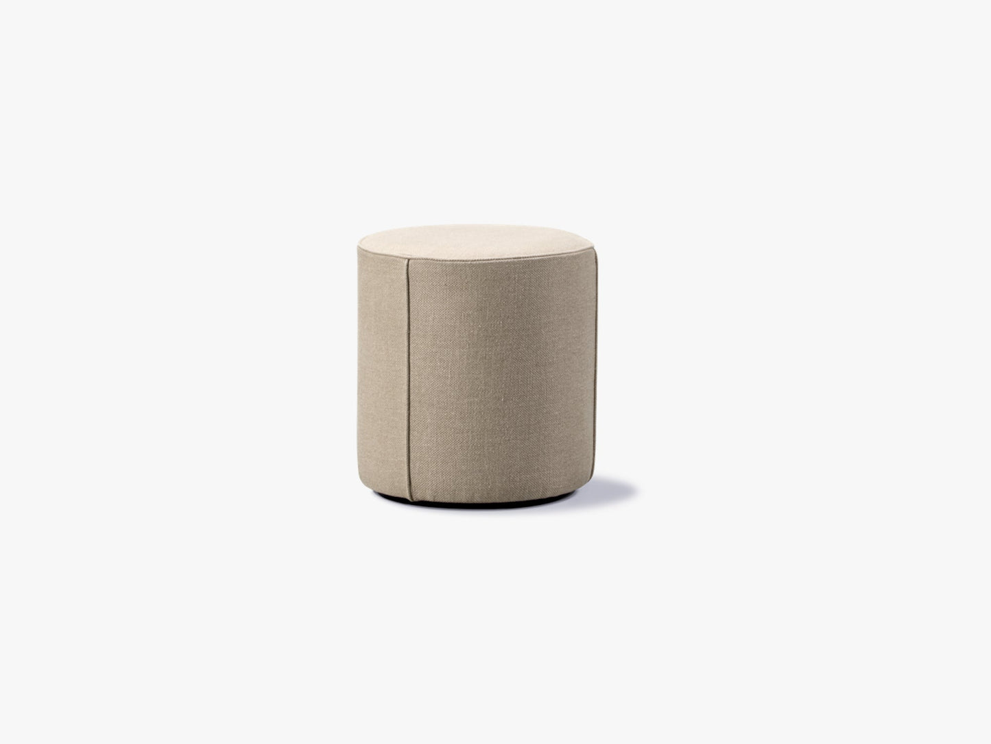 Mono Pouf Ø39, Grand Linen Natural