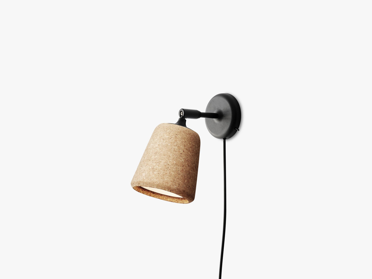 Material Wall Lamp, Natural Cork