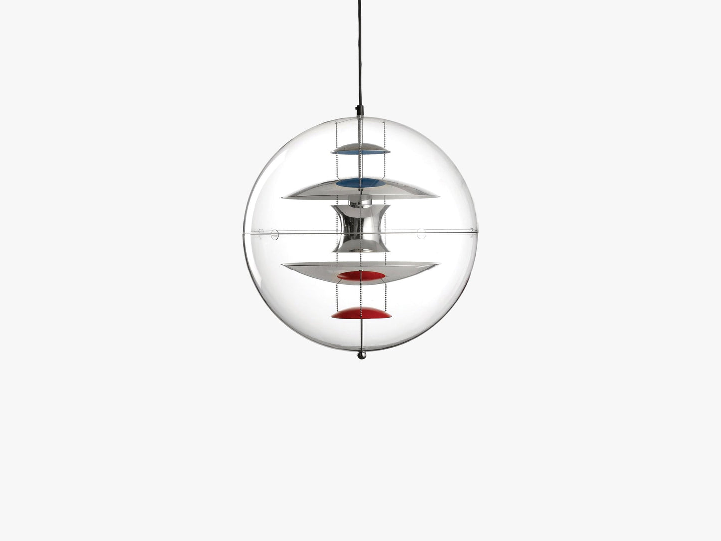 VP-Globe Pendant, Red/Blue