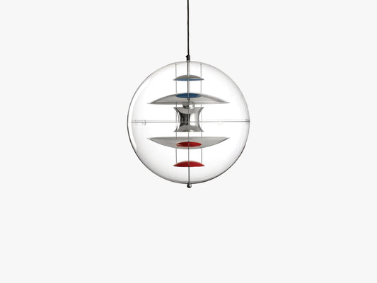 VP-Globe Pendant, Red/Blue