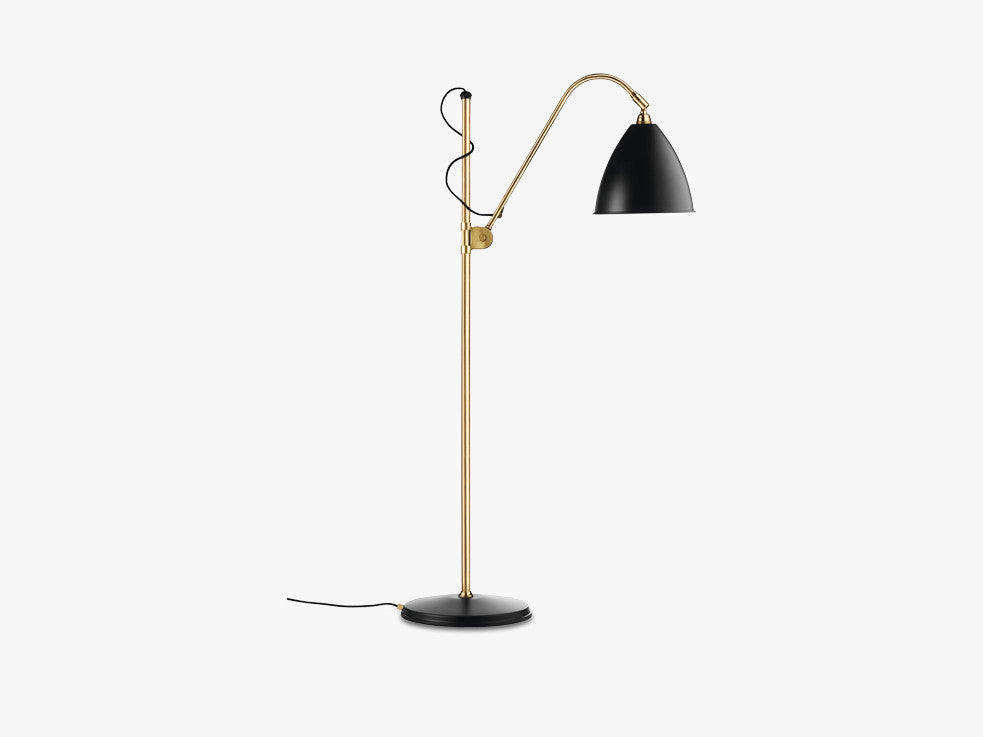 Bestlite BL3 Floor Lamp - Ø21 - Brass Base, Charcoal Black