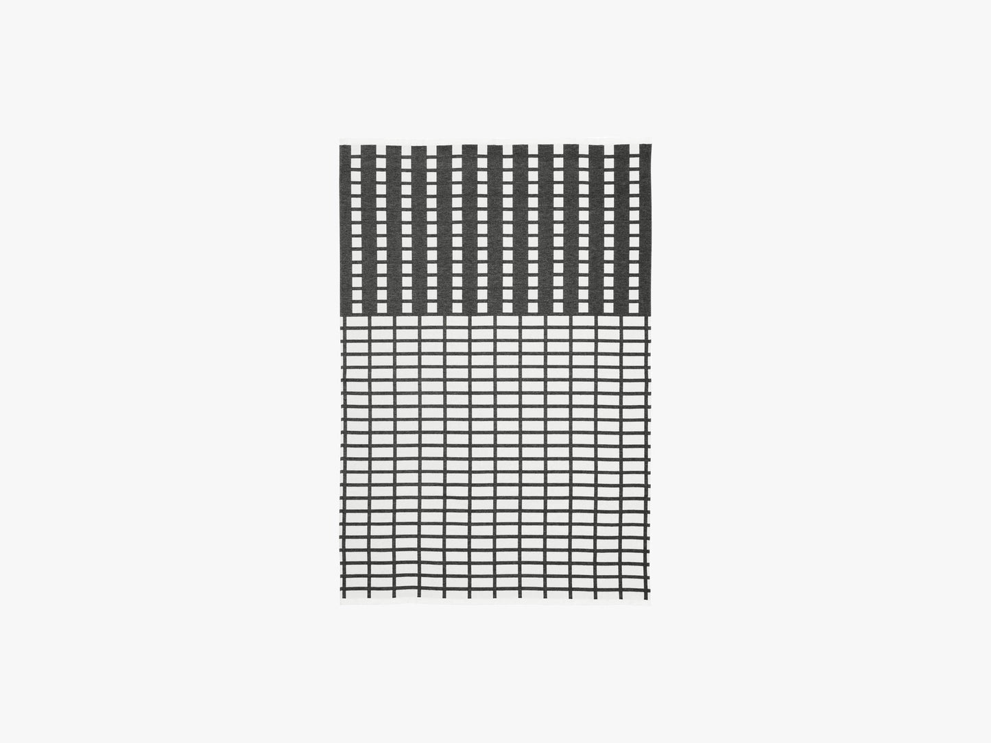 Contemporary Throw, Black/Off White