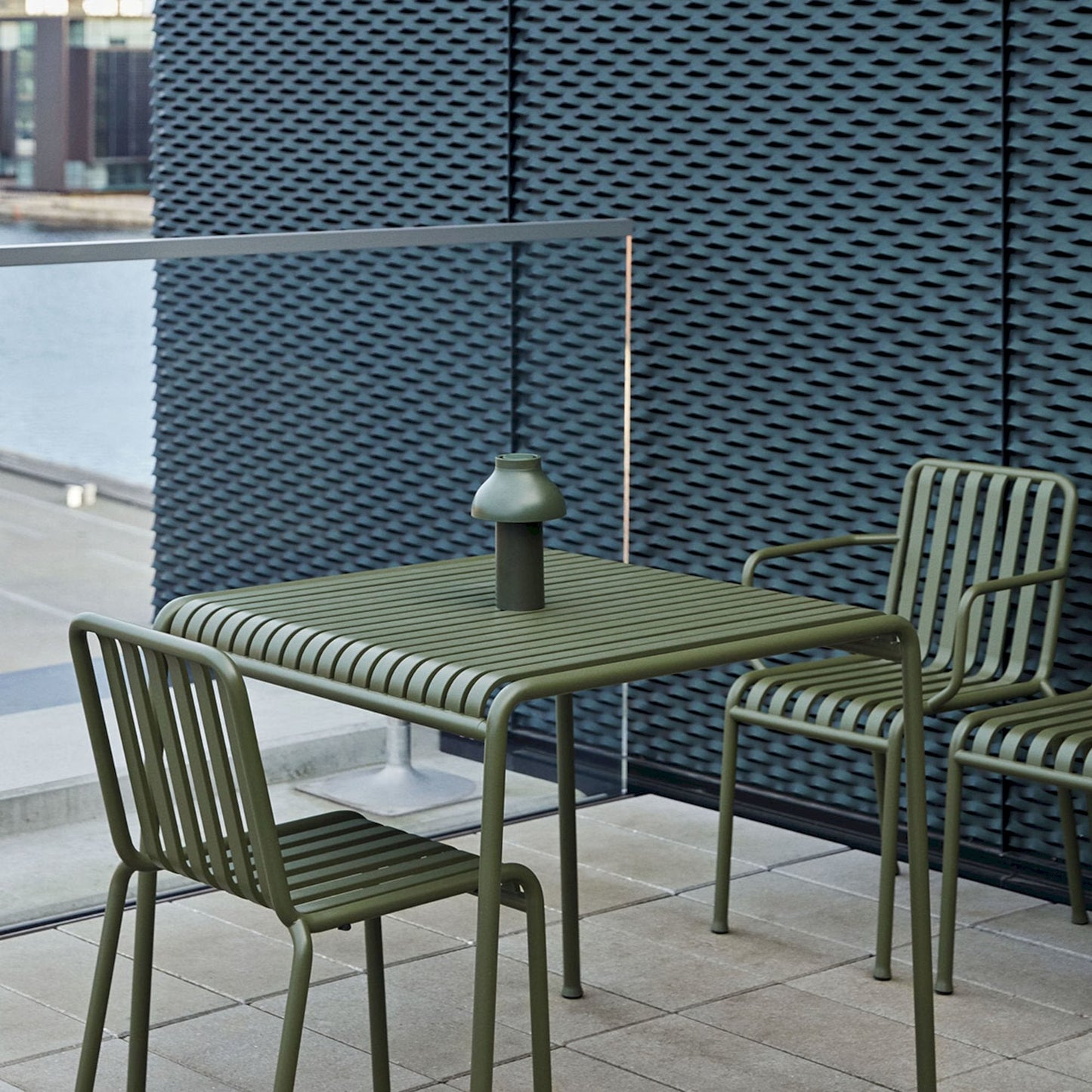 Palissade Table - Small, Sky Grey