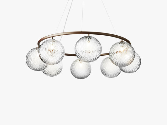 Miira 8 Circular, Dark bronze/optic clear