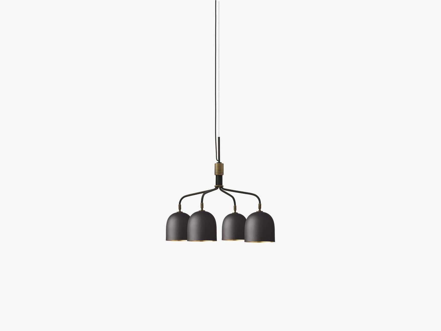 Howard Chandelier 4 Arm, Short - Gunmetal