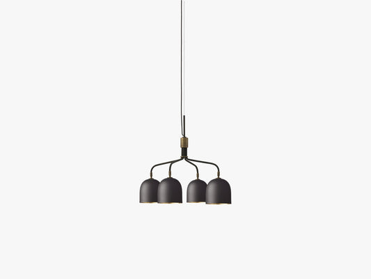 Howard Chandelier 4 Arm, Short - Gunmetal