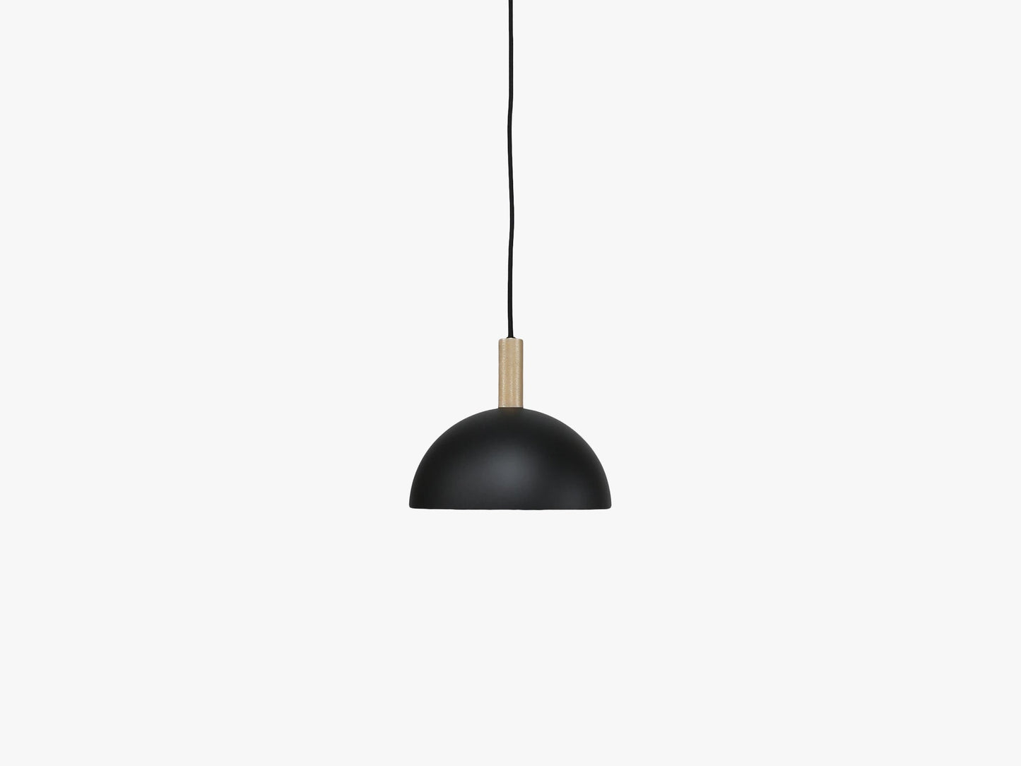 Studio Pendant, Ø25, Black/Brass