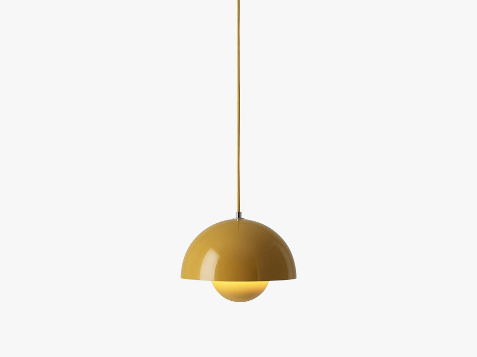 Flowerpot Pendant - VP1, Mustard