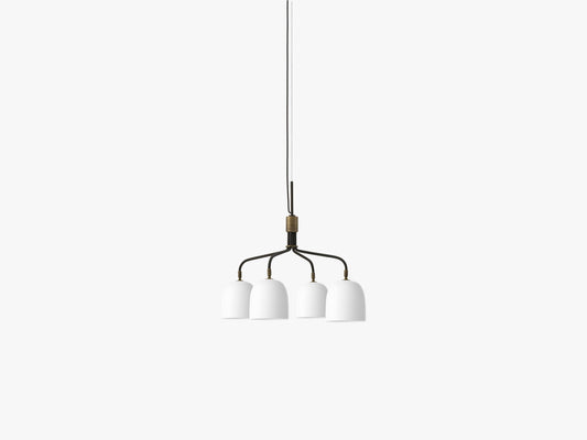 Howard Chandelier 4 Arm, Short - Bone China