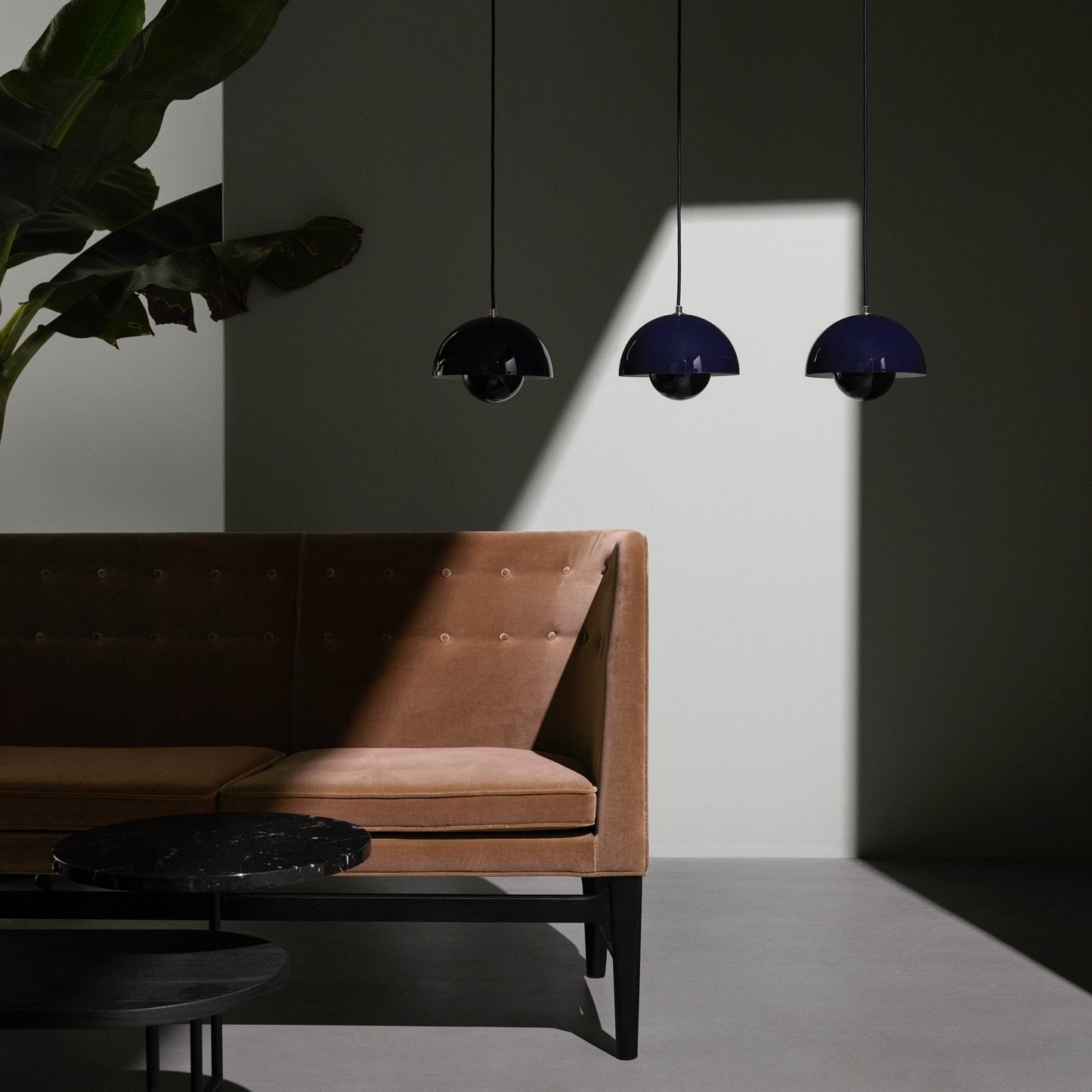 Flowerpot Pendant - VP1, Matt Black