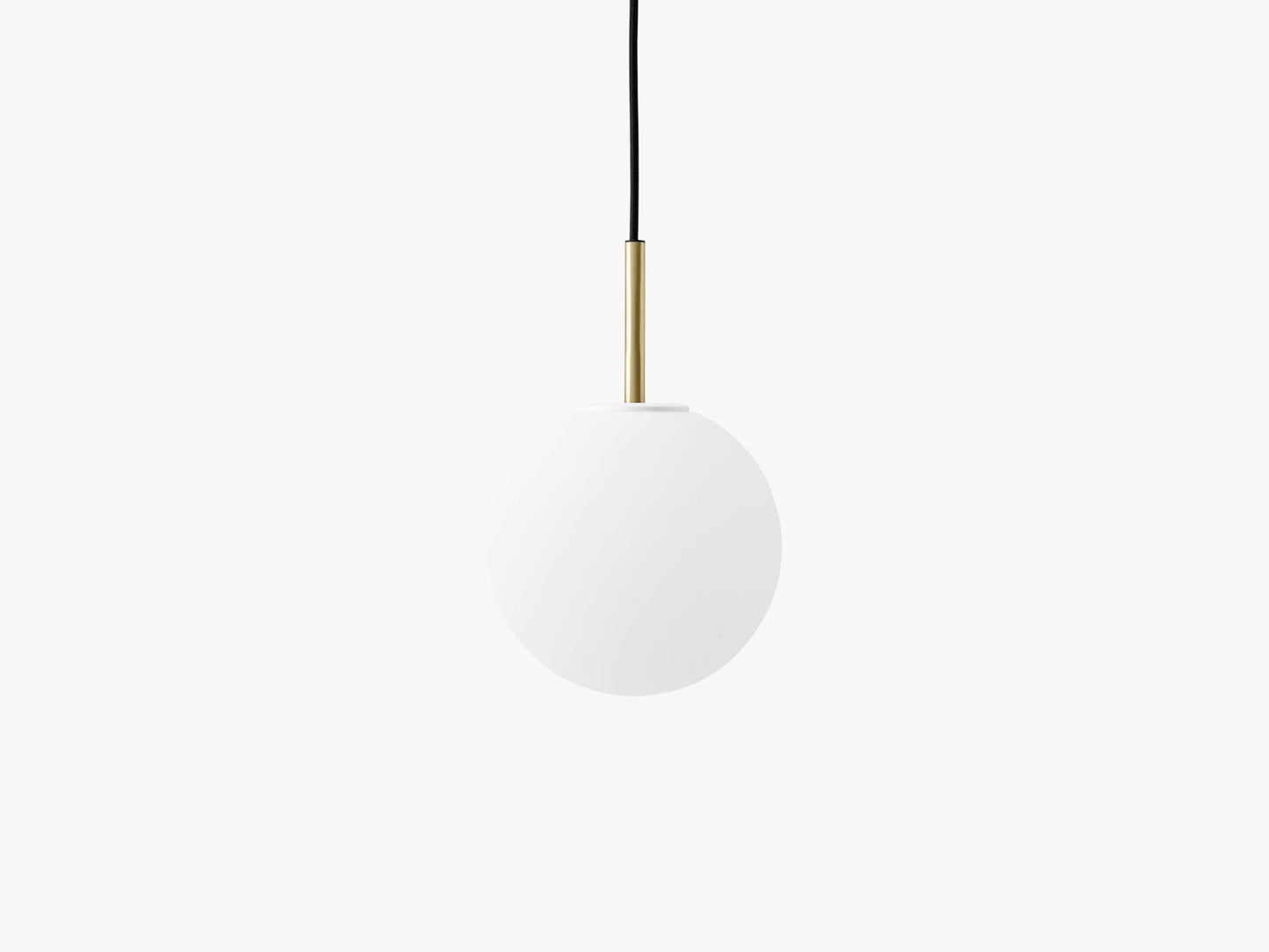 TR Bulb, Pendant, Brushed Brass w Matt Bulb