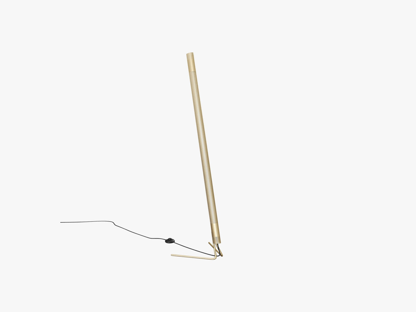 Radent Floor Lamp, Brass