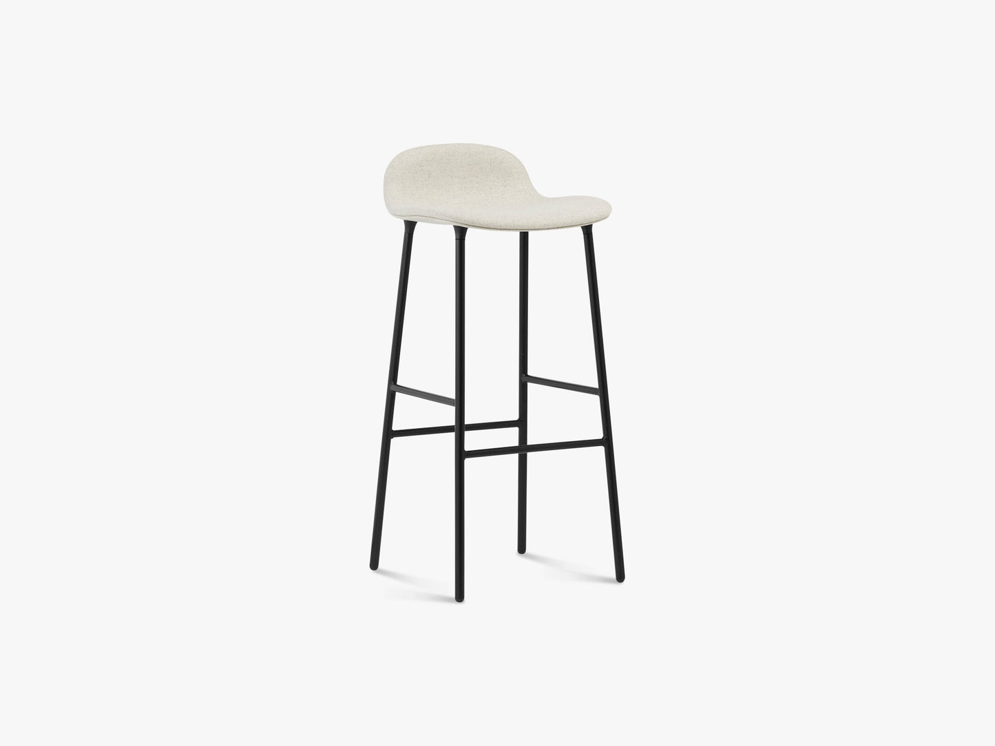 Form Barstool 75 cm, Steel Main Line Flax