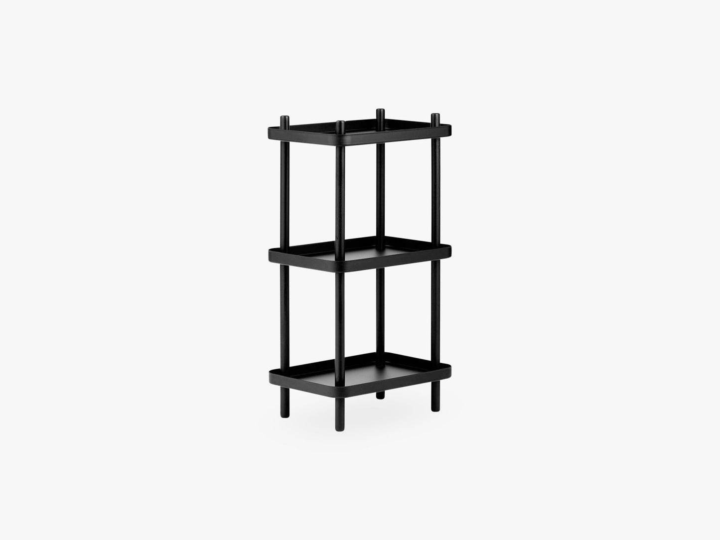 Block Shelf, Black/Black