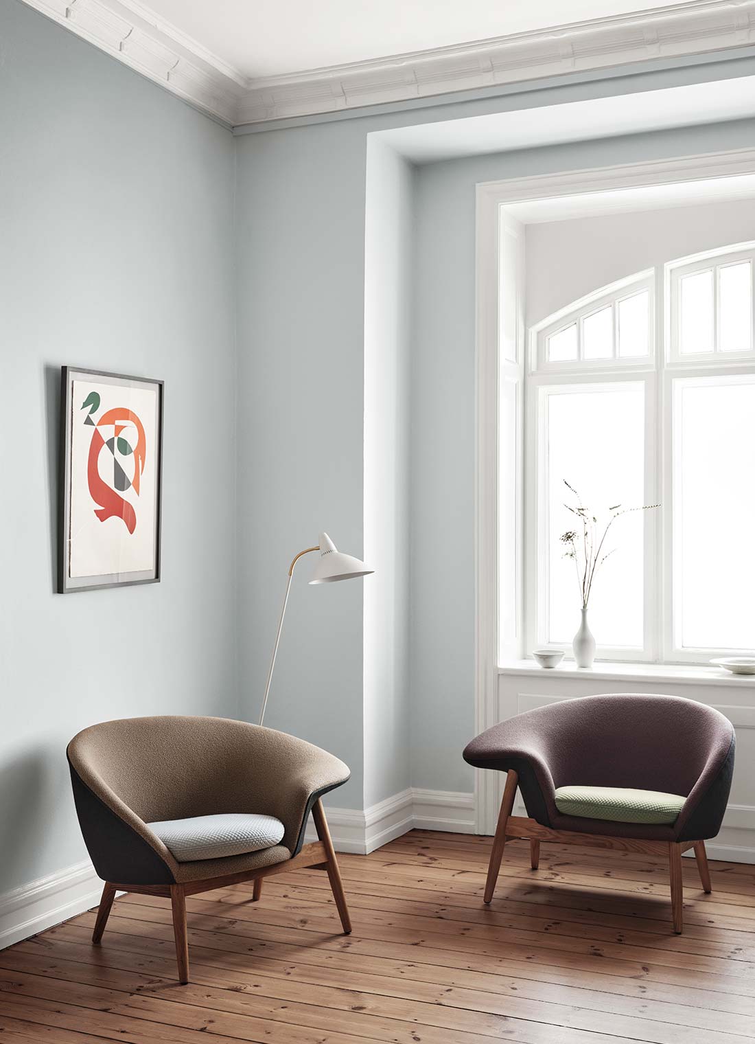 Fried Egg R, Scandinavian grey