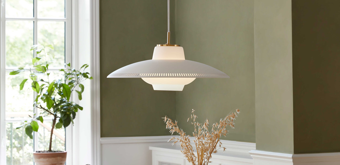Opal Shade pendant, Black noir