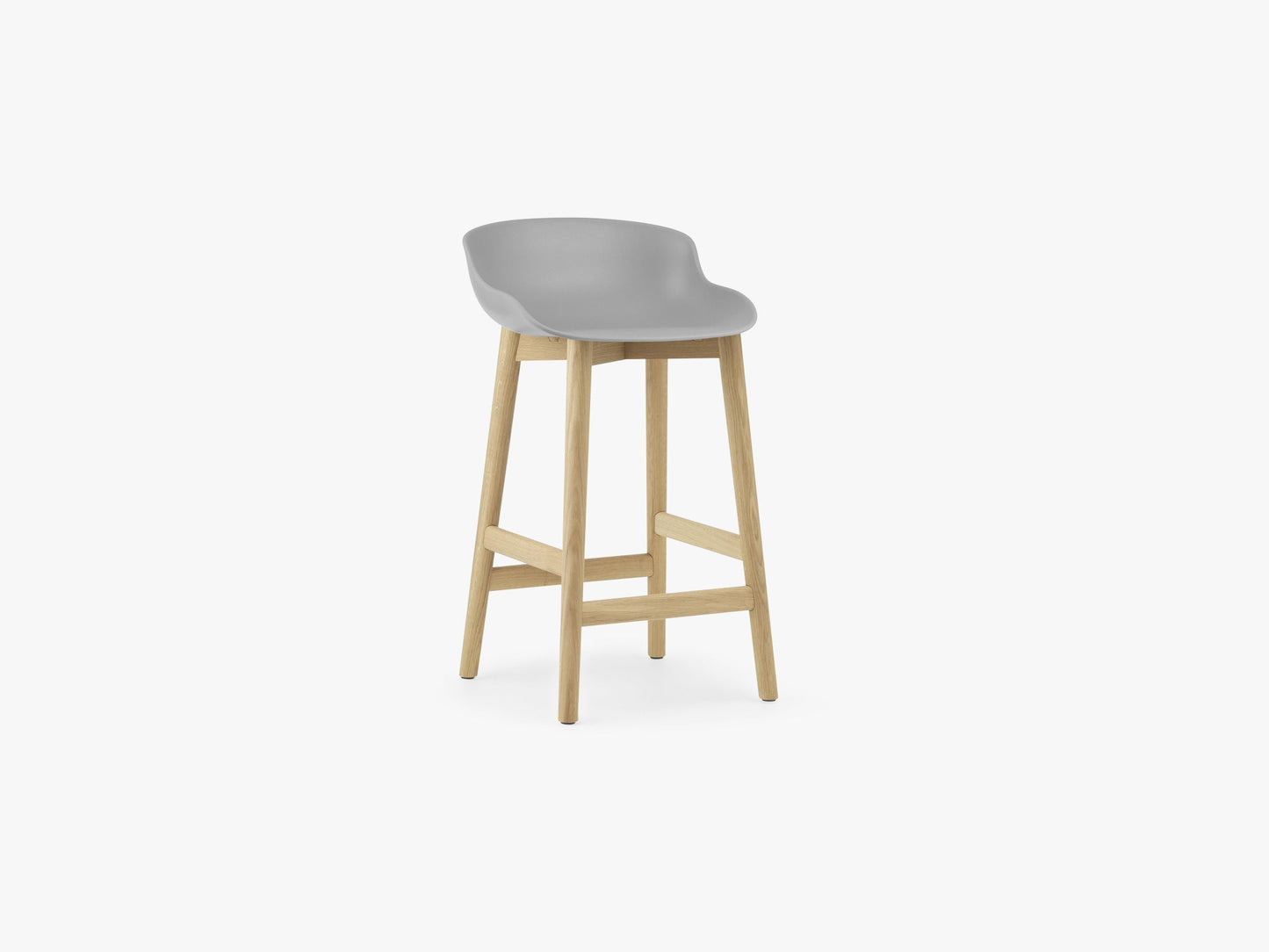 Hyg Barstool 65 cm Oak, Grey